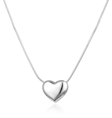 Immagine prodotto di Delicata collana d'argento a forma di cuore AGS1575/47