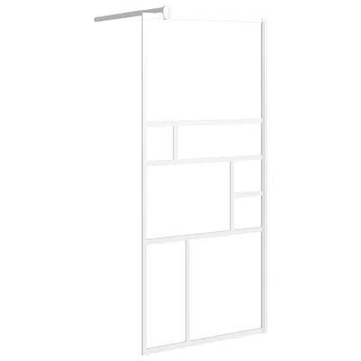 Zdjęcie produktu dla vidaXL Parawan prysznicowy do kabiny prysznicowej 80x195 cm szkło ESG biały