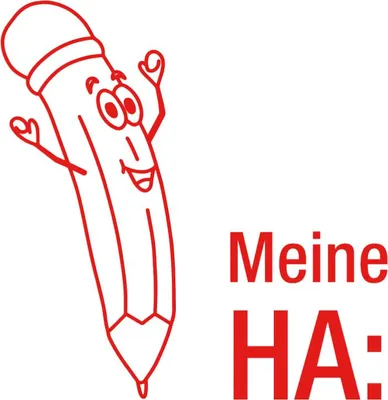 Produktbild von TimeTEX Siebdruck-Stempel "Perpetuum", "Meine Hausaufgaben"