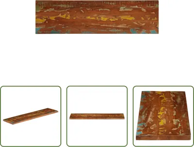 Immagine prodotto di The Living Store Piano tavolo 100x30x3,8 cm Rettangolare Legno antico Massiccio