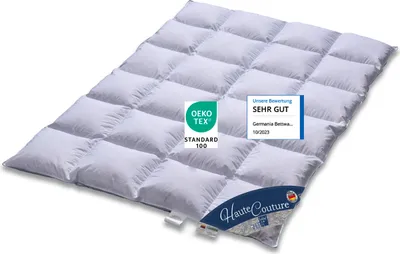 Produktbild von Vitaschlaf® „Haute Couture“ W5 - WARM Daunendecke 100% BAIKAL-FLAUM Sibirien-  Germany since1947- (220 x 240 cm)