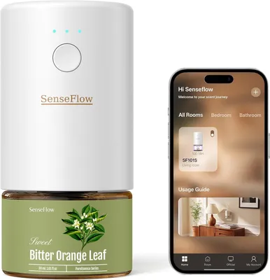 Produktbild von Aromatherapie Diffusor, Ultraschall Duftverteilung ohne Wasser, bitter, für Zuhause