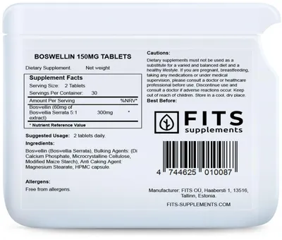 Immagine prodotto di Boswellin 150 mg, 60 compresse