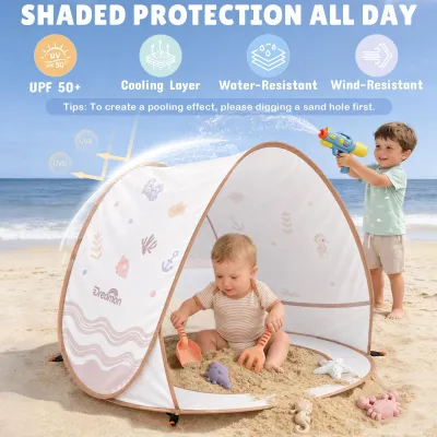 Produktbild von Pop-up Strandmuschel, UV-Schutz, für Strand