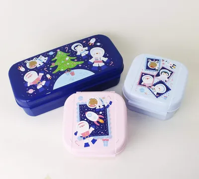 Produktbild von TUPPERWARE Bellevue Trio Weihnachts Dosen Set 1x 980ml + 2X 450ml Apollo Royal +Snackbox