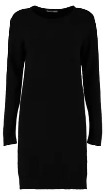 Produktbild von HaILYS Langarm Strickkleid Long Shirt Feinstrick Rundhalsausschnitt Größe: XS