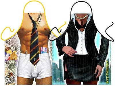 Productafbeelding van Businessman & Sexy Manager Schortenset