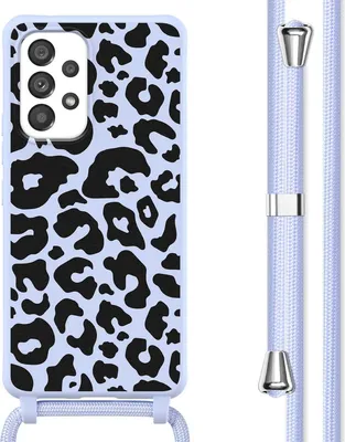 Zdjęcie produktu dla imoshion Silikonowe etui ze sznurkiem do Samsung Galaxy A53 - Animal Lilac