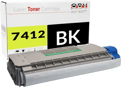Produktbild von OKI ES7412 kompatibler Toner Schwarz - ES7412 ES7412dn