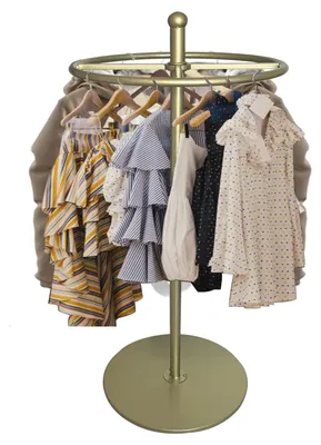 Image de Porte-vêtements multifonctionnels (doré, 61 x 55 cm)