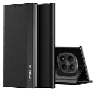 Obrázek produktu pro Pouzdro pro Xiaomi Redmi Note 15 Pro+ MagnetickéPolyuretanKožené Pouzdro s Funkcí Stojánku černé