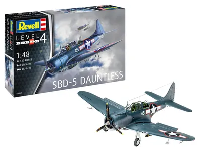 Produktbild von Revell 3869 SBD-5 Dauntless Revell Modellbausatz