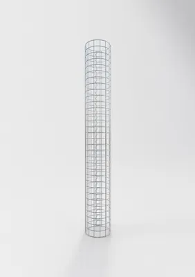 Produktbild von Gabionensäule rund 22  cm Durchmesser, 160  cm Höhe, Maschenweite 5 cm x 5 cm