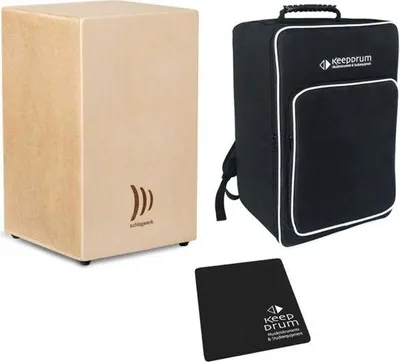 Obrázok produktu pre Schlagwerk Cajon kit CBA20S s taškou a podložkou na sedadlo