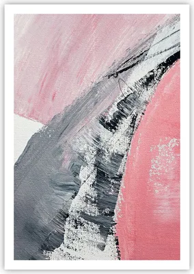 Produktbild von Poster - Poster ohne Rahmen - Rosa Grau Farbe - 70x100 cm - Wand Bild - Wanddeko - Wandbilder - Kunstposter - Wandposter - Bilder - Kunstdruck - Wanddekoration - Wandbild - P2XPA70x100-4982