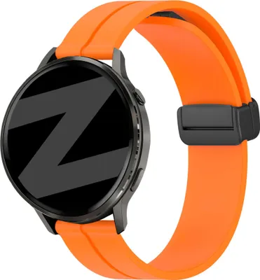 Produktbild von Bandz Silikonarmband mit D-Schnalle, passend für Garmin Vivoactive 4 / Garmin Venu 4 (45 mm) / Garmin Venu 3 / Garmin Venu 2 – Rot