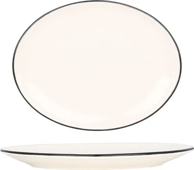 Immagine prodotto di Bonna Piatto da portata - Linea Black - Porcellana - 31x24 cm