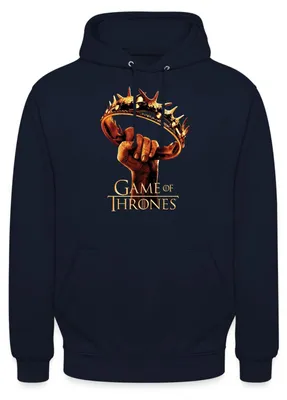 Produktbild von Spreadshirt Game Of Thrones Logo Uni Hoodie, M, Navy