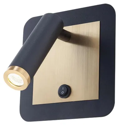Productafbeelding van CLOSER LED inbouwspot 6W 3000K, vierkant - Zwart