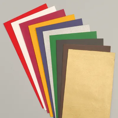 Produktbild von Efco 3516100, Blätter, Einfarbig, Gemischte Farben, Wachs, 10 Blätter, 200 mm