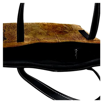 Imagen del producto de Bolso de hombro personalizado, fabricado en cuero sintético de poliuretano, diseño vintage, en varios colores