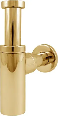 Obrázek produktu pro Sifon na láhve mosazný zlatý 5/4"