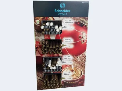 Produktbild von Schneider Lackmarker Maxx 271, 278 80er Display, farbig sortiert