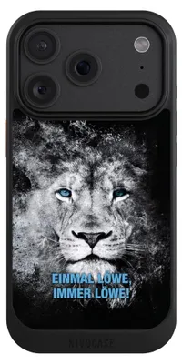 Produktbild von NIVOCASE Hülle für Apple iPhone 18 Pro Handyhülle NIVOcore Case Schwarz Löwe Offizielles Lizenzprodukt TSV 1860 München