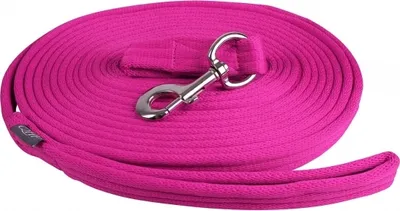 Produktbild von Longierleine Longe Führleine Führstrick QHP 8m mit Tasche 9 Farben Farbe - fuchsia