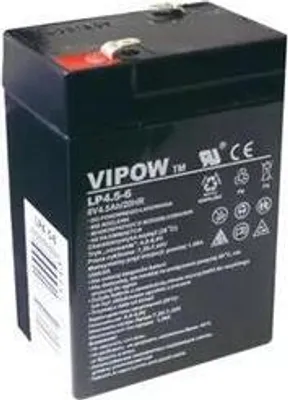 Obrázek produktu pro Baterie olověná  6V / 4,5Ah HQ VIPOW gelový akumulátor