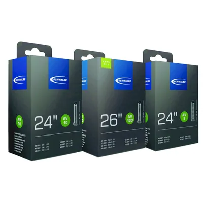 Produktbild von 2x Schwalbe AV 13F 26 Zoll Freeride Schlauch Auto Ventil