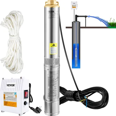 Produktbild von VEVOR 4 palcové 1100W čerpadlo do hlbokých studní Čerpadlo do studne 11400L/h odolné voči piesku do 5%