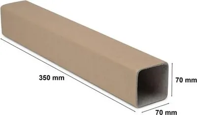 Zdjęcie produktu dla Tuba kwadratowa 70mm/gr2,5mm/L350 A3