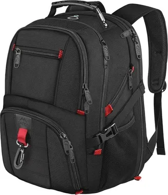 Immagine prodotto di Borsa impermeabile per laptop con stazione di ricarica USB - Zaino antifurto per il lavoro e la scuola
