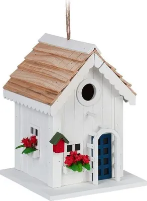 Immagine prodotto di Casetta per gli uccelli decorativa in stile country