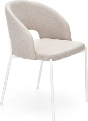 Produktbild von Halmar Esszimmerstuhl K486 - beige / weiß