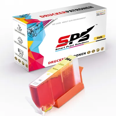 Produktbild von 364XL Tintenpatrone Kompatibel für HP Photosmart 5520 | 1x Gelb