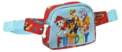 Image de Sac banane The Paw Patrol Funday 14 x 11 x 4 cm Rouge HellBleu
