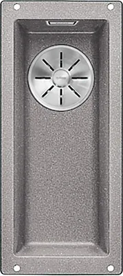 Produktbild von BLANCO SUBLINE 160-U Unterbauspüle / SILGRANIT / Alumetallic / Stopfen