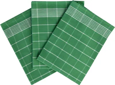 Obrázok produktu pre Uterák Pozitiv egyptská bavlna 50x70 cm zelený/biely 3 ks