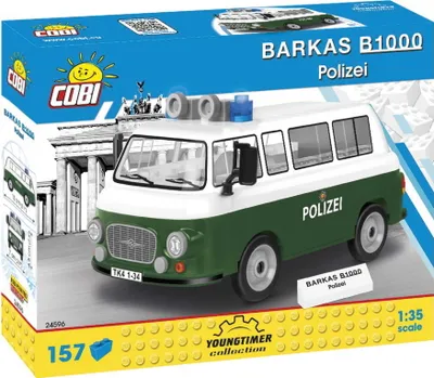 Produktbild von COBI Barkas B1000 Polizei, Bausatz, 5 Jahr(e), 157 Stück(e)