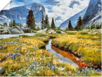 Produktbild von ARTland Poster Yosemite Nationalpark Größe: 40x30 cm