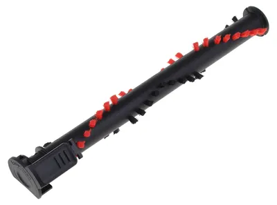 A vacuum cleaner brush roll is shown against a white background.
