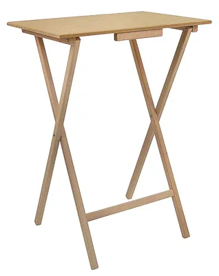 Immagine prodotto di Omgoods - Tavolino pieghevole in legno di faggio