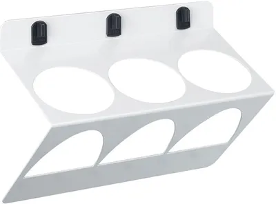 Productafbeelding van Houders voor 3 pennen, breedte 225 mm, maximale diameter 68 mm, geschikt voor bevestiging op plaatmaterialen, merk BOTT