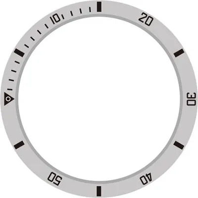 Produktbild von INF Silber & Schwarz Lünette 45mm für Samsung Galaxy Watch 5 Pro