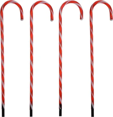 Obrázek produktu pro Ambiance Vánoční dekorace cukrové tyčinky 4 ks.