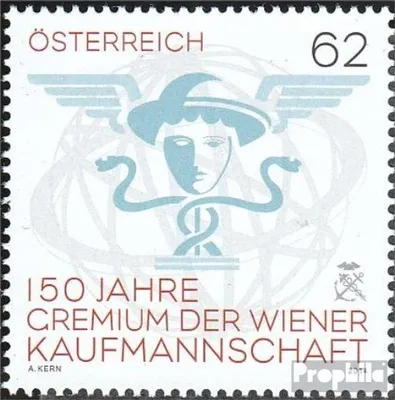 Produktbild von Briefmarken Österreich 2014 Mi 3161 (kompl.Ausg.) gestempelt Kaufmannschaft