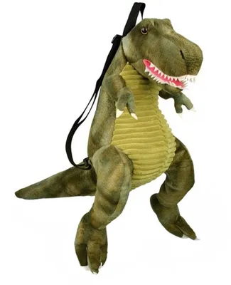 Immagine prodotto di Zaino e peluche T-rex, 7 litri, verde