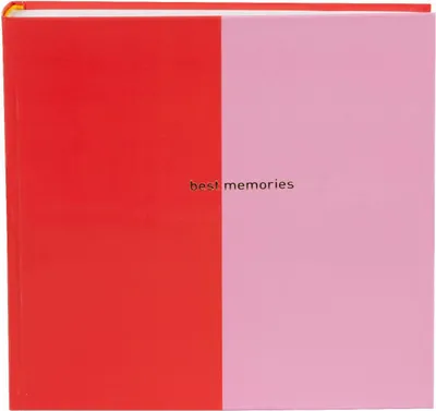 Produktbild von Goldbuch Fotoalbum Farbe rot rosa 25x25 cm 60 Seiten Glasplatten